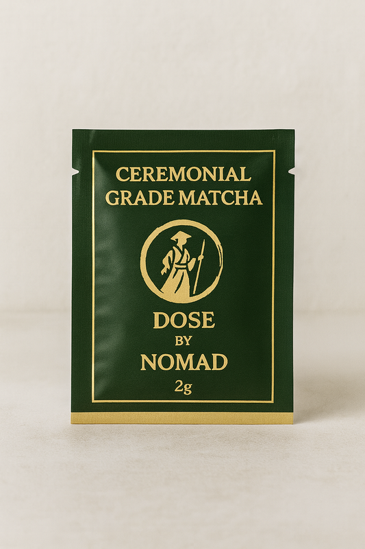 40g Ceremonial Matcha – 2g Pouch | Dose by Nomad – Premium Japanese Green Tea Powder